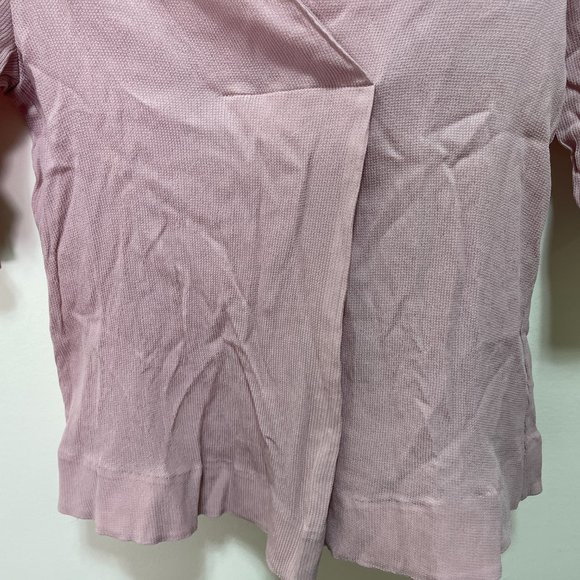 COS Cross Over Front V-neck Pale Pink Blouse sz 4 - Picture 4 of 12